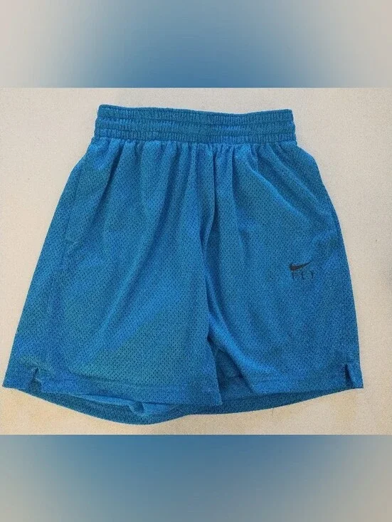 Boys Nike Shorts Dri-Fit Small Blue Cat2