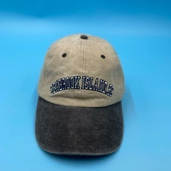 Vintage Embroidered Seabrook Island SC Hat
