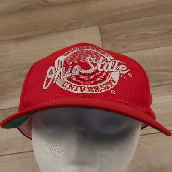 OHIO STATE UNIVERSITY The Game College Football Snapback‎ Cap Hat 90s VTG RARE