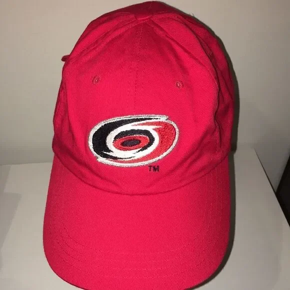 Red Dodge Ram Carolina Hurricanes Hockey Baseball Cap Hat