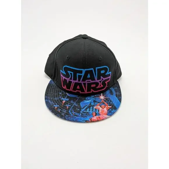 Star Wars Episove IV New Hope Genuine Merchandise Snapback Hat Graphic Print Cap