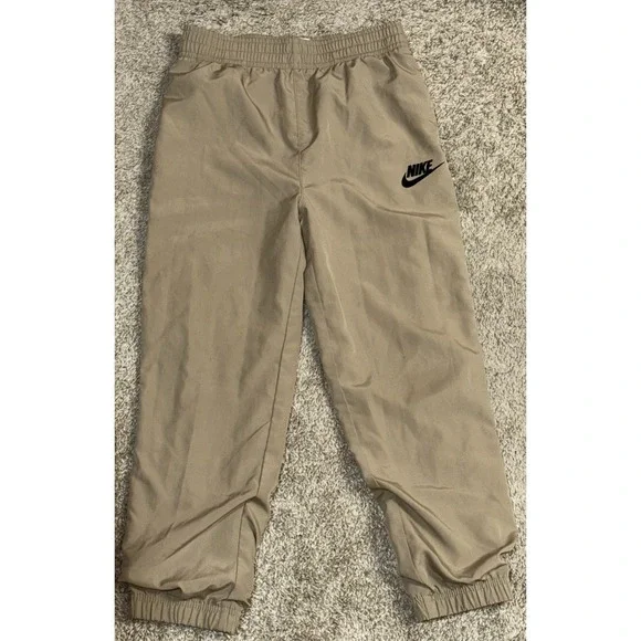 Nike Unisex Lined Joggers Gold Sweat Pants Large Large (6-7 Years) Polyester