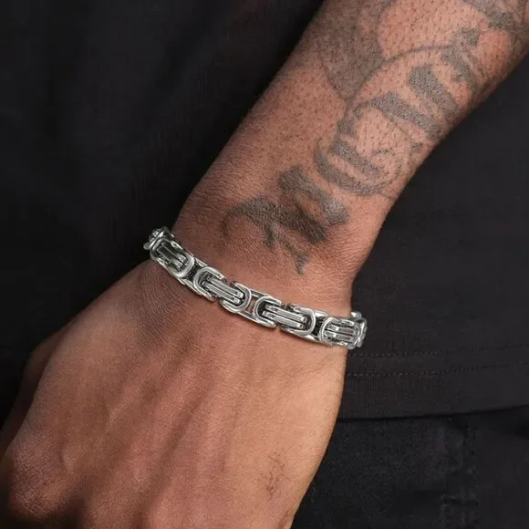 Stainless Byzantine Bracelet