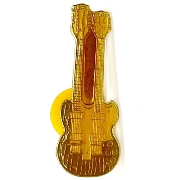 Electric Guitar Rock &‎ Roll Vintage Lapel Pin Pinback Buttons Jacket hat pin