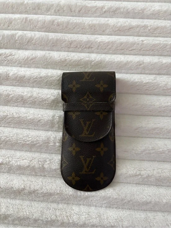 Louis Vuitton Monogram Brown eyeglasses holder.