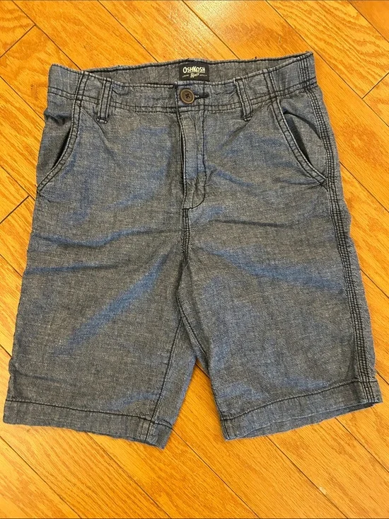OshKosh B'gosh Boys Chambray Blue Shorts