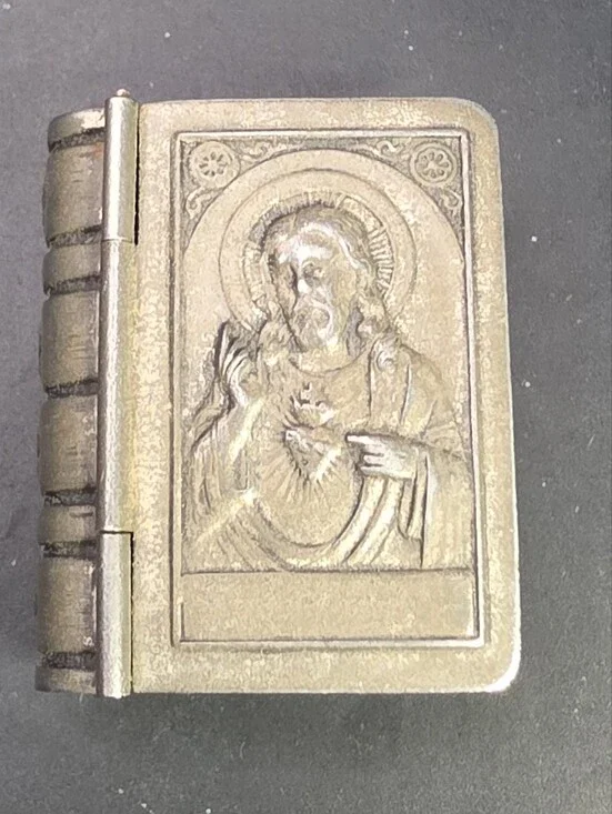 Antique Miniature Book Shaped Rosery Case Manufactured Pre-WWII