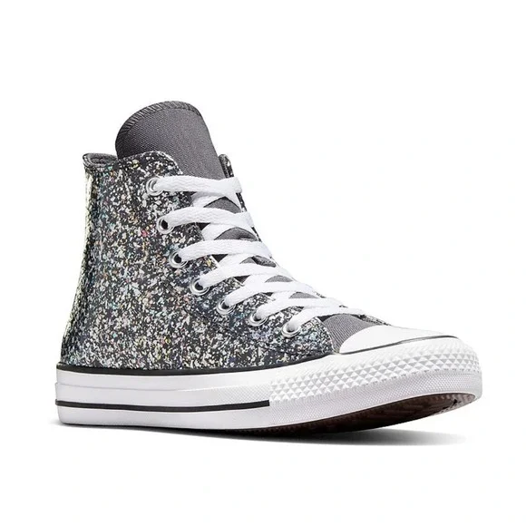 NEW Converse Chuck Taylor All Star Girls Glitter High Top Sneakers Big Kids 6