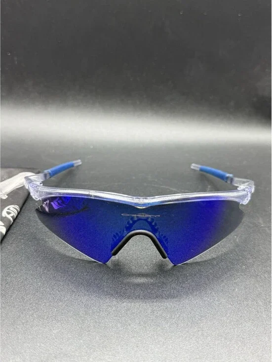 Oakley M Frame Gen 2 Crystal Clear/Sweep Blue Iridium Lenses