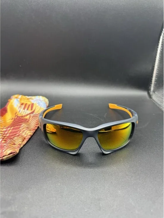 Oakley Scalpel Max Fear Bunker Blue/Fire Iridium Lenses OO9095-16