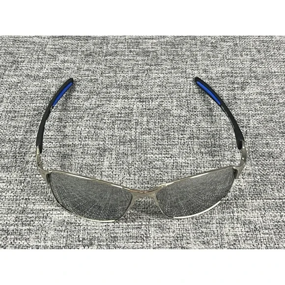 Panama Jack Mens Silver Metal Sport Sunglasses Black Blue NS0521 14524SPJ040