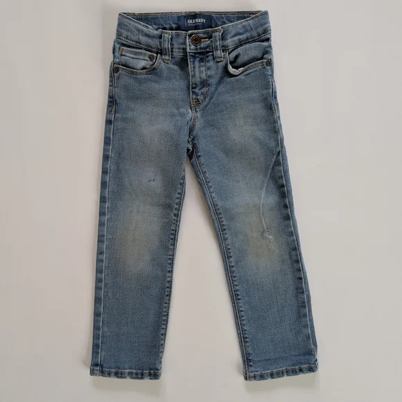 Old Navy Blue Denim Straight Leg Jeans
