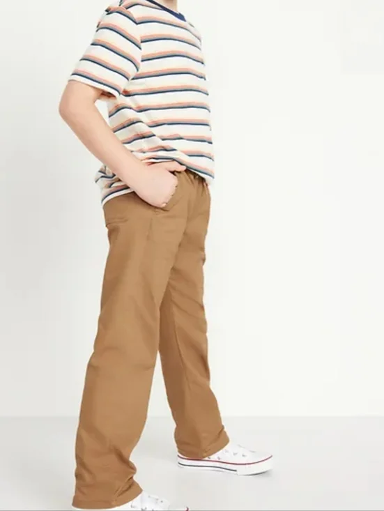 Old Navy Youth‎ Weekender Pull-on Chino Pants in Teakwood Brown