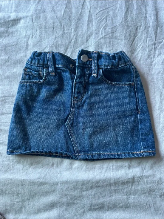 Old Navy Dark Blue Denim Skirt for Kids