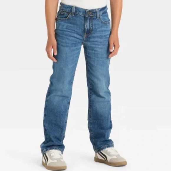 Old Navy Denim Blue Jeans Dark Wash Size 12 Regular Straight