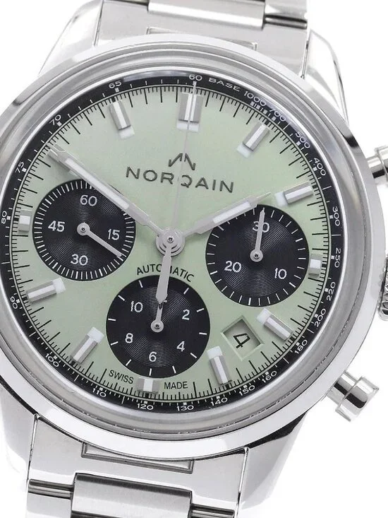NORQAIN Freedom 60 N2201 Chronograph green Dial Automatic Men's Watch_967386