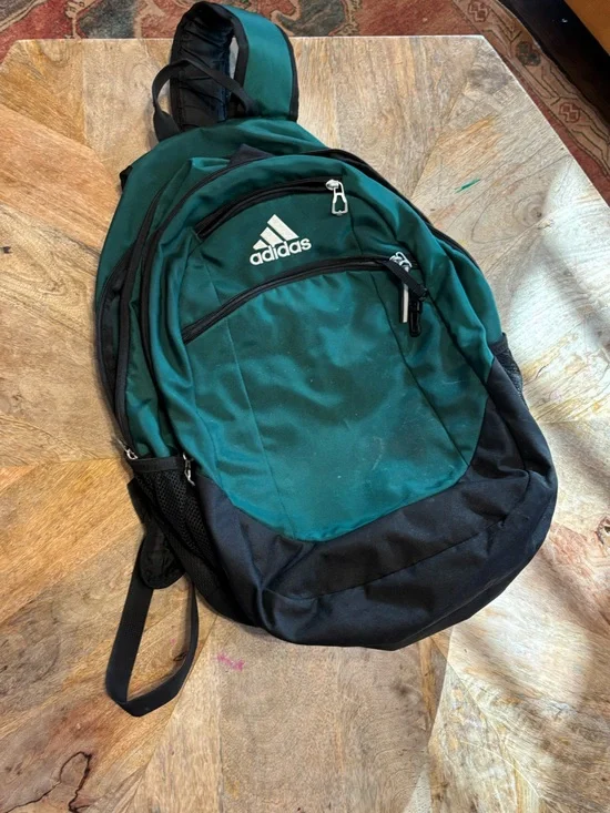 adidas Green and Black Casual Daypack Backpack