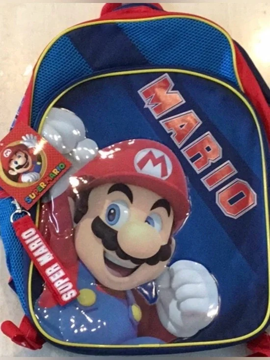 Nintendo Super Mario Backpack New Kids