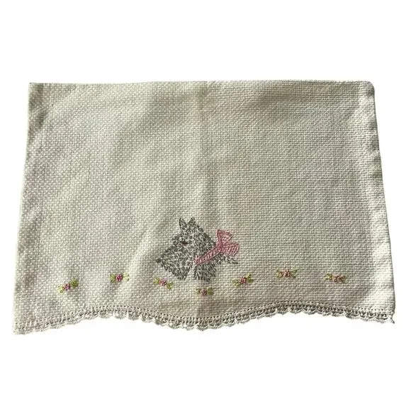 14 x 10 Vintage Schnauzer Dog Accent Pillow Case Rectangular Small