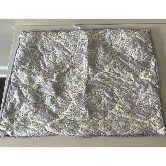 1 Patchwork Quilt Pottery Barn Kids Pillow Cases Lavender / Purple