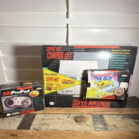 Rare Walmart Exclusive Super Nintendo Entertainment System with Super Game Boy