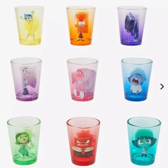 Disney Pixar Inside Out 2 Characters Blind Box Mini Glass - Joy