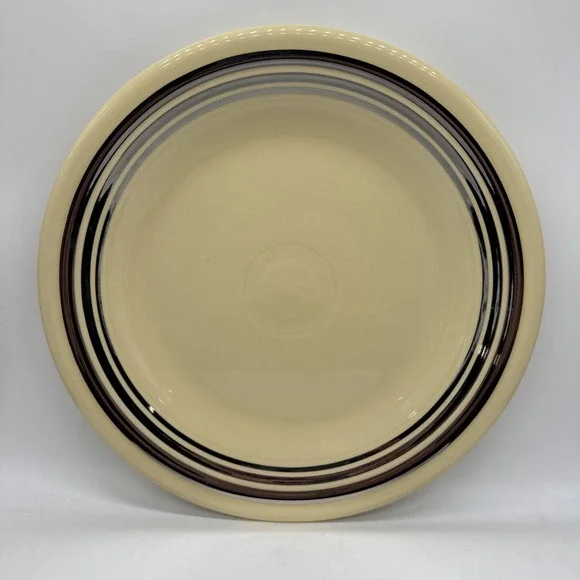 Fiestaware Platinum Stripe Dinner Plate Fiesta HLCCA 2018 Conference Exclusive