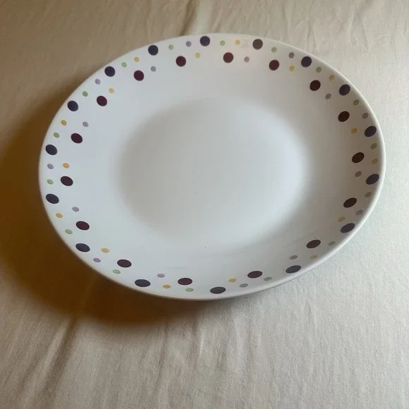Pampered Chef Simple Additions Large Polka Dot Pasta Serving Bowl‎ 13.5