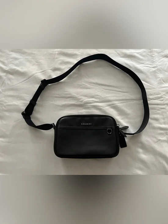 Coach Graham Crossbody Messenger Bag Black