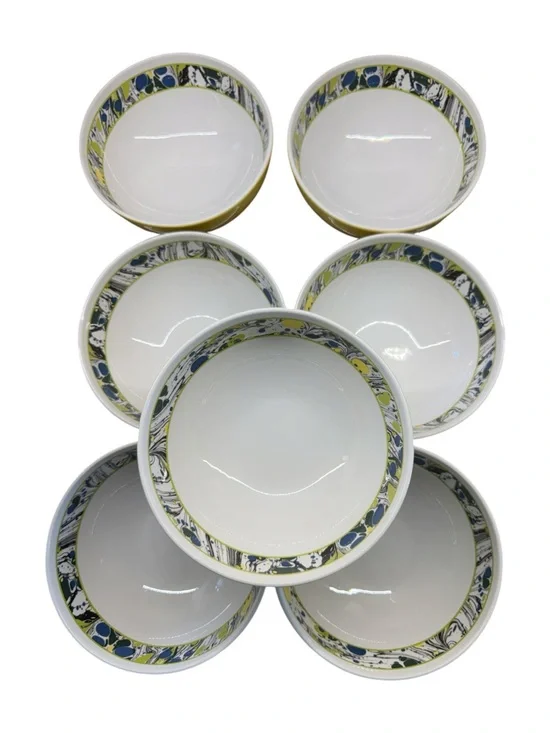 Portmeirion Novella Limelight Cereal Bowls Set of 7