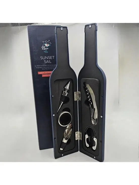 Chic & Tonic 6 Piece Wine Bottle Opener Accessories