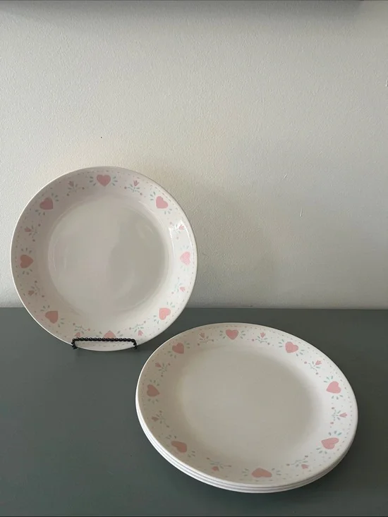 Vintage Corelle “Forever Yours” pattern- Set of 4