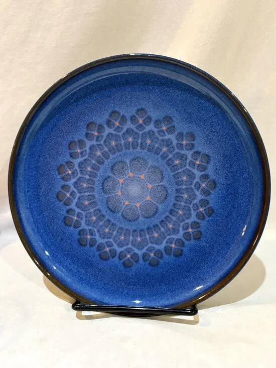 Denby Langley Midnight Luncheon Salad Plate 8.25