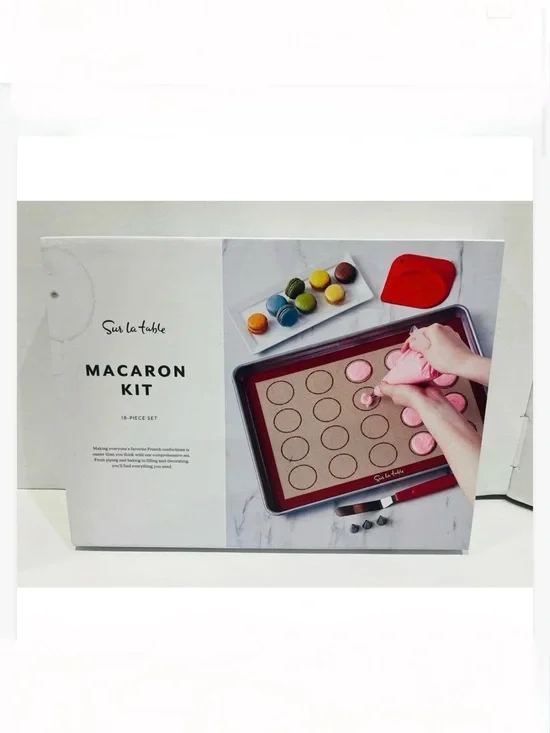 Sur La Table Macaron Baking Kit opened box but brand new contents
