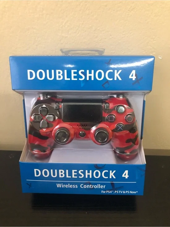 Red Camouflage Wireless Controller for ps4