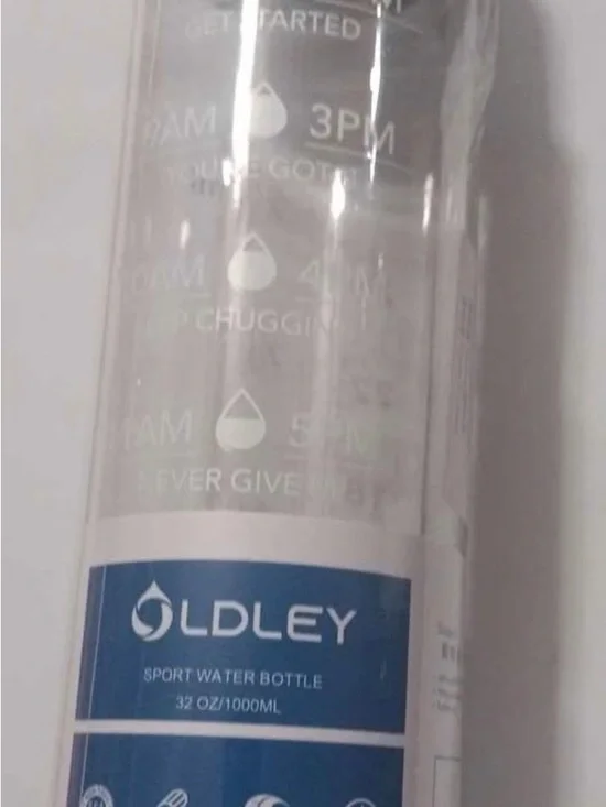 Clear Sport Water Bottle - Transparent