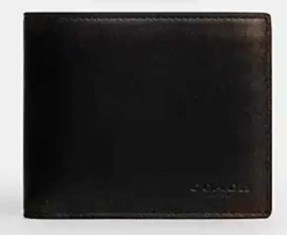 Coach 3-In-1 Wallet In Loved Leather Brown/Black