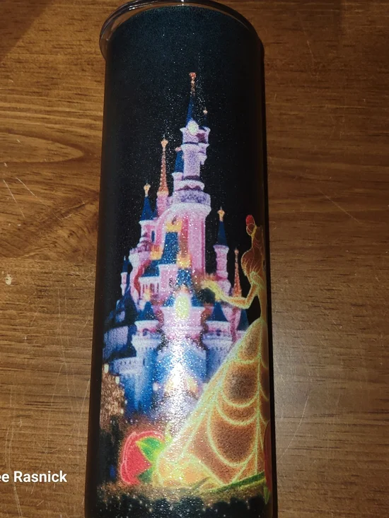 20oz B&B Glitter Insulated Stainless Steel Tumbler