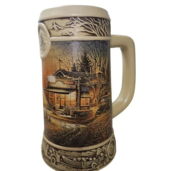 Vintage 1997 Miller Ducks Unlimited Stein Terry Redlin Welcome to Paradise Mug