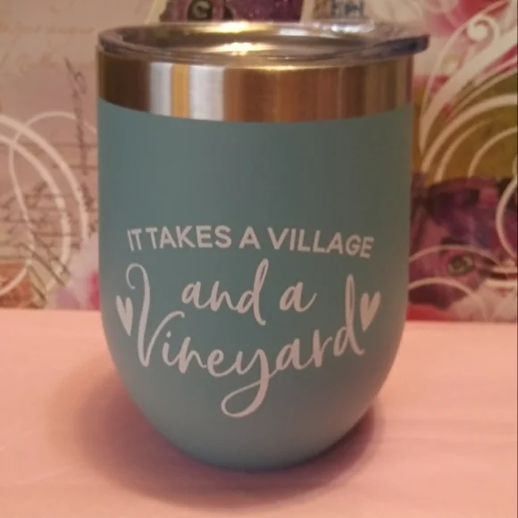 Insulated Wine Travel Cup-NWOT