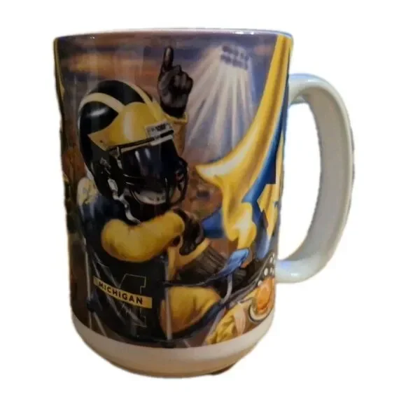 Michigan State Wolverines Tailgate Coffee Cup/Mug Dona Gelsinger USA Officially