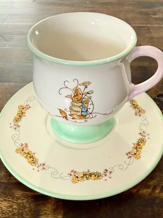 Vintage Teleflora Gift ‘Peter Rabbit’ Teacup & Saucer, FW & Co 2002