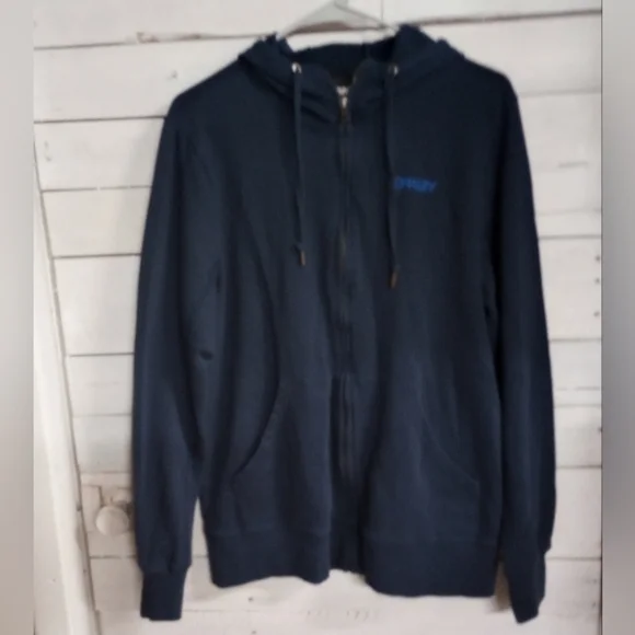 Oakley Men's Medium Full Zip Fleece Hoodie Jacket 