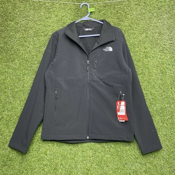 North Face Apex Bionic 2 Jacket Mens Small Fleece Lined Black Hiking Outdoor