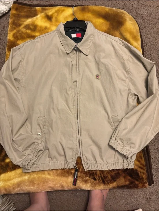Tommy Hilfiger Beige Lightweight Zip Jacket