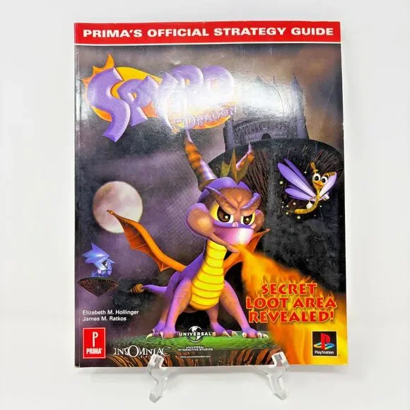 Spyro the Dragon Prima Official Strategy Guide 1st Edition 1998 PlayStation PS1