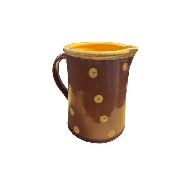 Eric Anderson Slipware Pitcher Count Your Blessings Each and everyday RARE 1997
