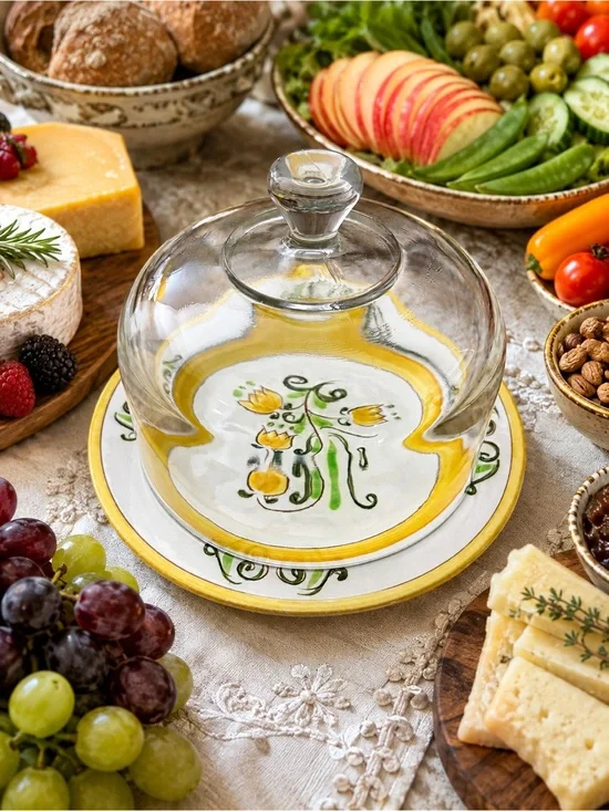Vintage Glass Cloche Dome Cover