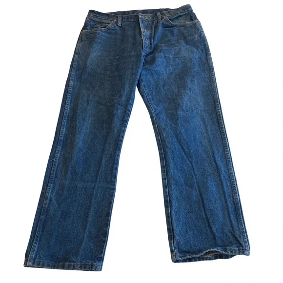 Wrangler Jeans Men 36x30 (Fit 35x29) Cowboy Cut Relaxed Denim 1013MWZPW Straight