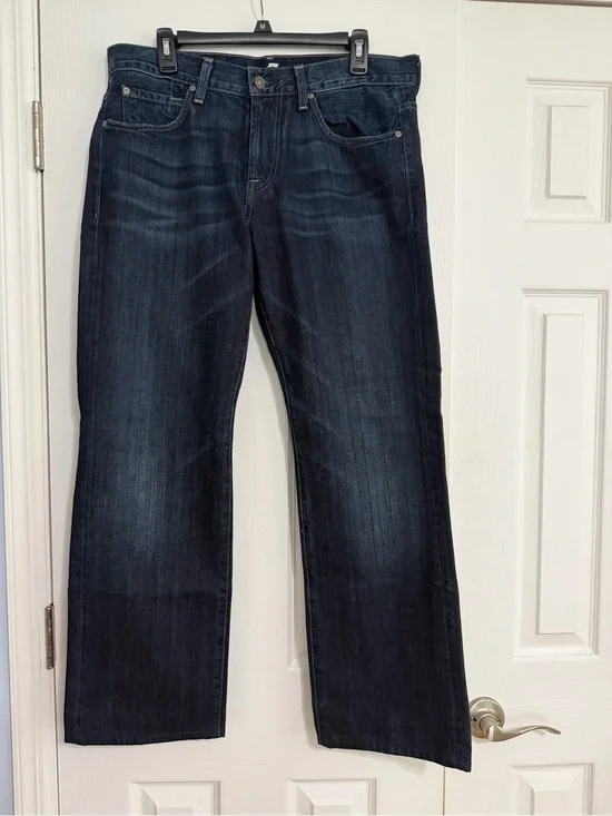 7 for all mankind Austyn men’s size 33 dark wash straight leg Jeans